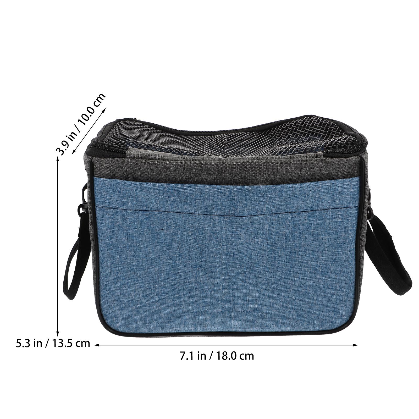 

1pc Pet Travel Small Animal Carrier Chinchilla Bag For Hamster Hedgehog Chinchilla Squirrel Outdoor Pouch Pet Sling Portable синій