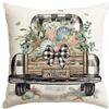 Summer Refreshing Ocean Series Art Linen Pillow Cover Car Sofa Lumbar Pillow Cushion