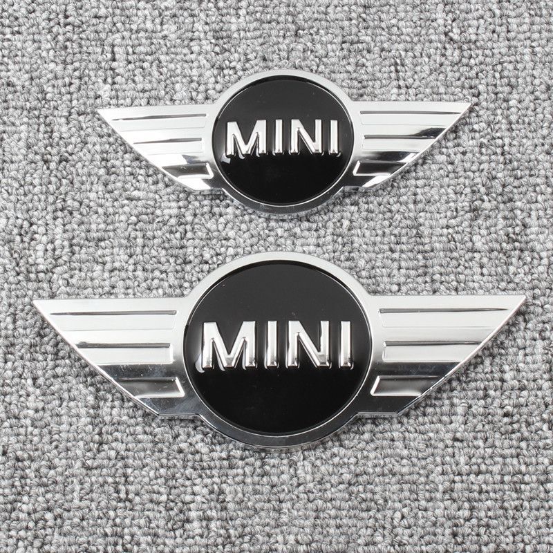Metal front and rear emblem decoration, suitable for mini BMW Cooper R55 R56R50 R60R61 replacement emblem car styling accessorie