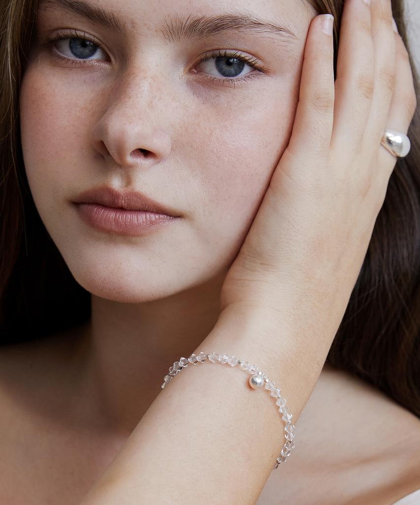 Tatiana (Silver 925) Swarovski Bead Ball Bracelet Br1800