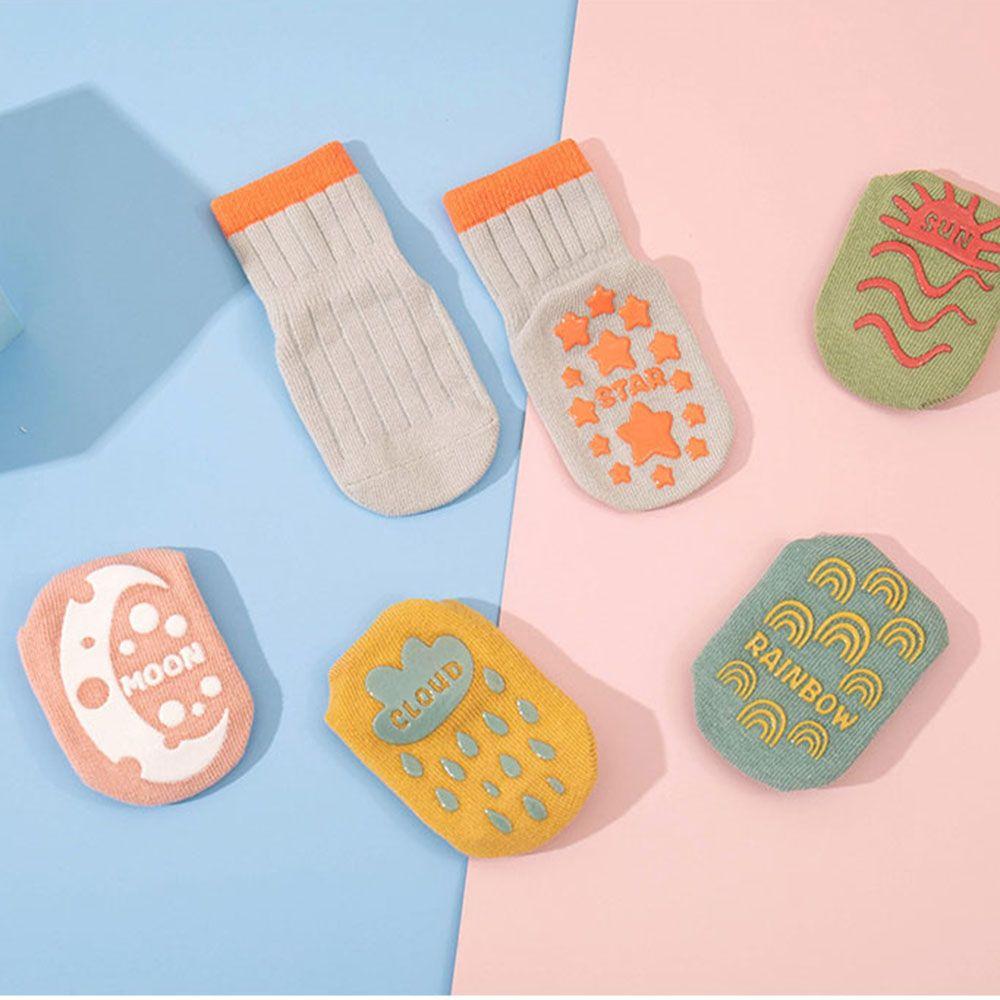 Non-Slip Rubber Combed Cotton Spring Autumn Winter Socks Baby Socks Floor Socks Newborn Cotton Sock