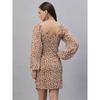 Bedrucktes Bodycon Lässiges Western Stilvolles Kleid | A-Linienförmiges Lässiges Party Mini VFF-5200