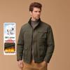 Men's Fleece-Lined Thickened Workwear Jacket
