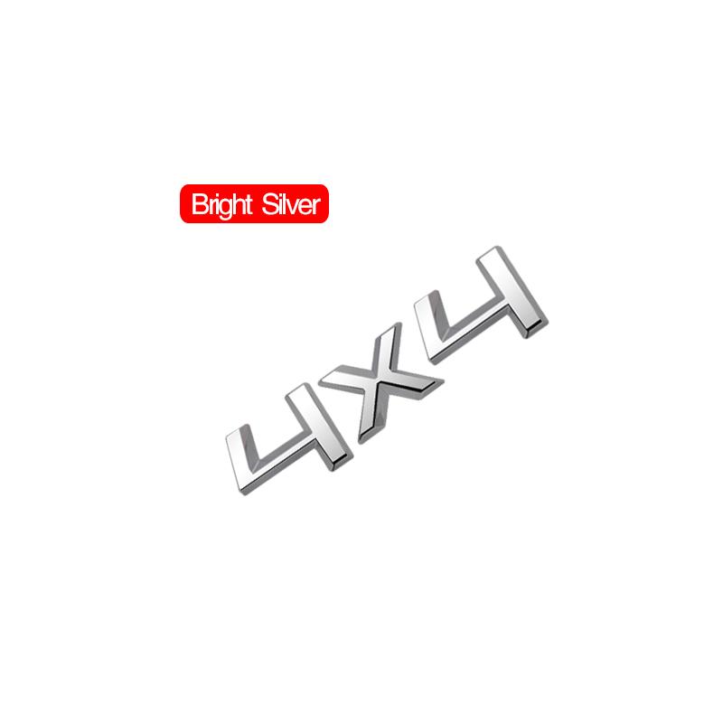 Car Emblem Metal 4X4 Badge Logo Body Decals Sticker For Skoda YETI Octavia Rapid Kodiaq Fabia Superb Kamiq Auto Accessories