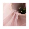 20D Silk Crepe Organza Fabric for Women's Dresses, Shirts & Sun Protection Clothing with Pleated Texture