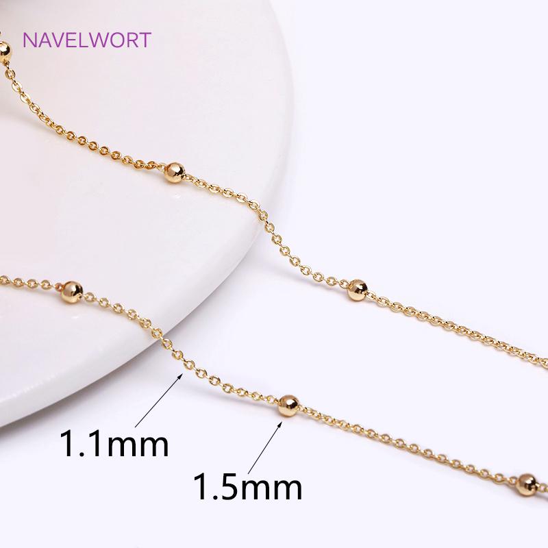 

Позолоченная 18K Цепь-шарик с зажимом Оптовая продажа Кабельная цепь из латунного металла оптом Для DIY Аксессуары для изготовления бижутерии ручной работы