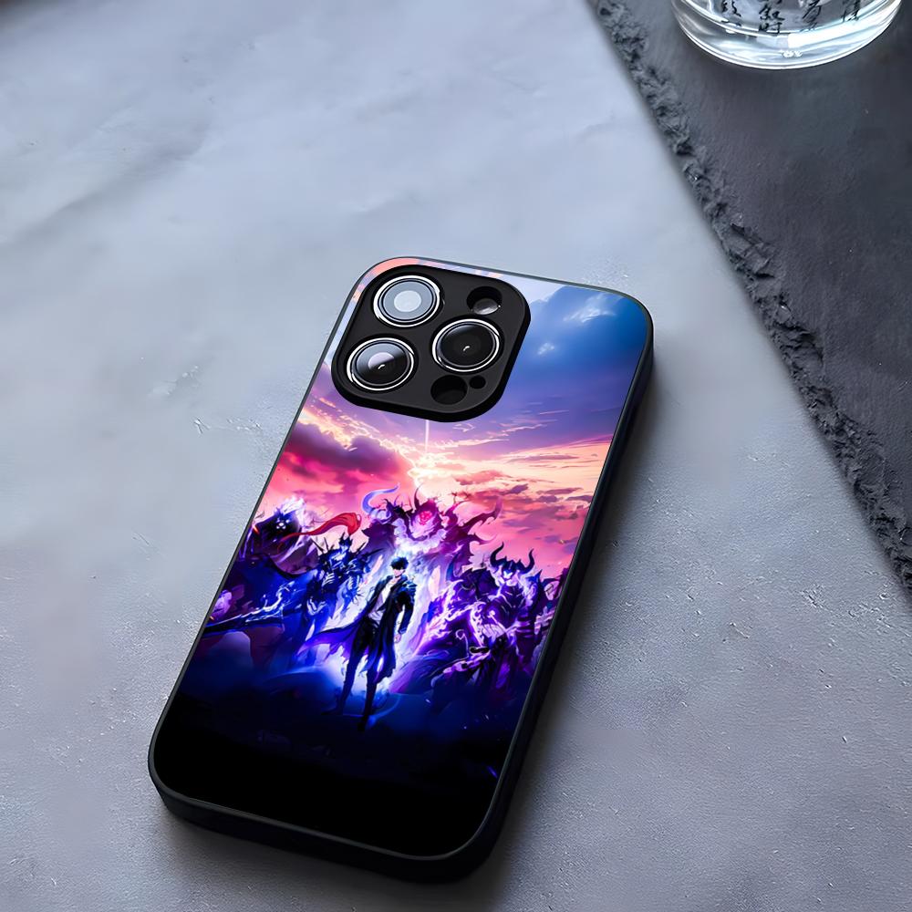 Anime Igris The Leveling Phone Case Tempered Glass For IPhone 17 13 14 16 12 15 11 Pro Max Plus Mini X XR SE2020 Coque