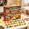 Family Christmas Tradition Squeezy Toy Advent Calendar 2026 24 Days Dumpling Toys Countdown December Daily Surprise Calendar Decor Jumbo Mini