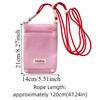 Hollowed-out Korean Style Shoulder Bag Sweet Mobile Phone Bag Fashionable Nylon Mesh Bag  Girls