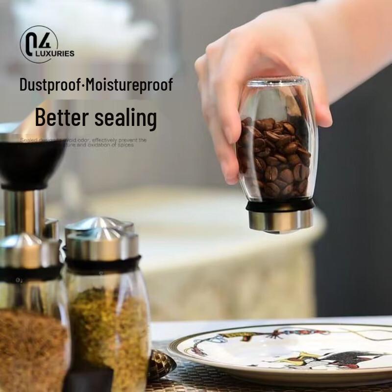 Wutuo Rotating Seven-Piece Spice Jar Set