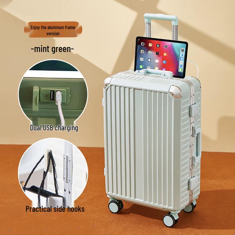 Durable Aluminum Frame Travel Suitcase