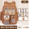 School Bag for Primary School Students, Grade 12 and 6 Girls, Cartoon Spine Protection and Burden Reduction, Backpack for Children Aged 12