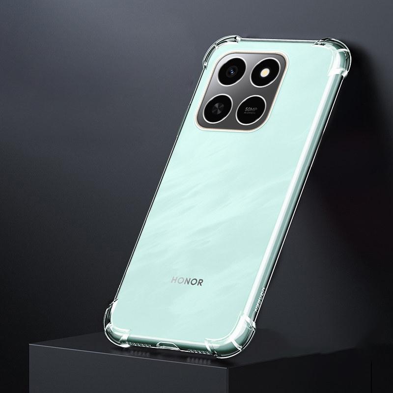 Transparent Soft Phone Case for Honor X7D 400 Smart 5G Luxury High Qualtiy Airbag Shockproof Silicone Lens Protective Back Cover