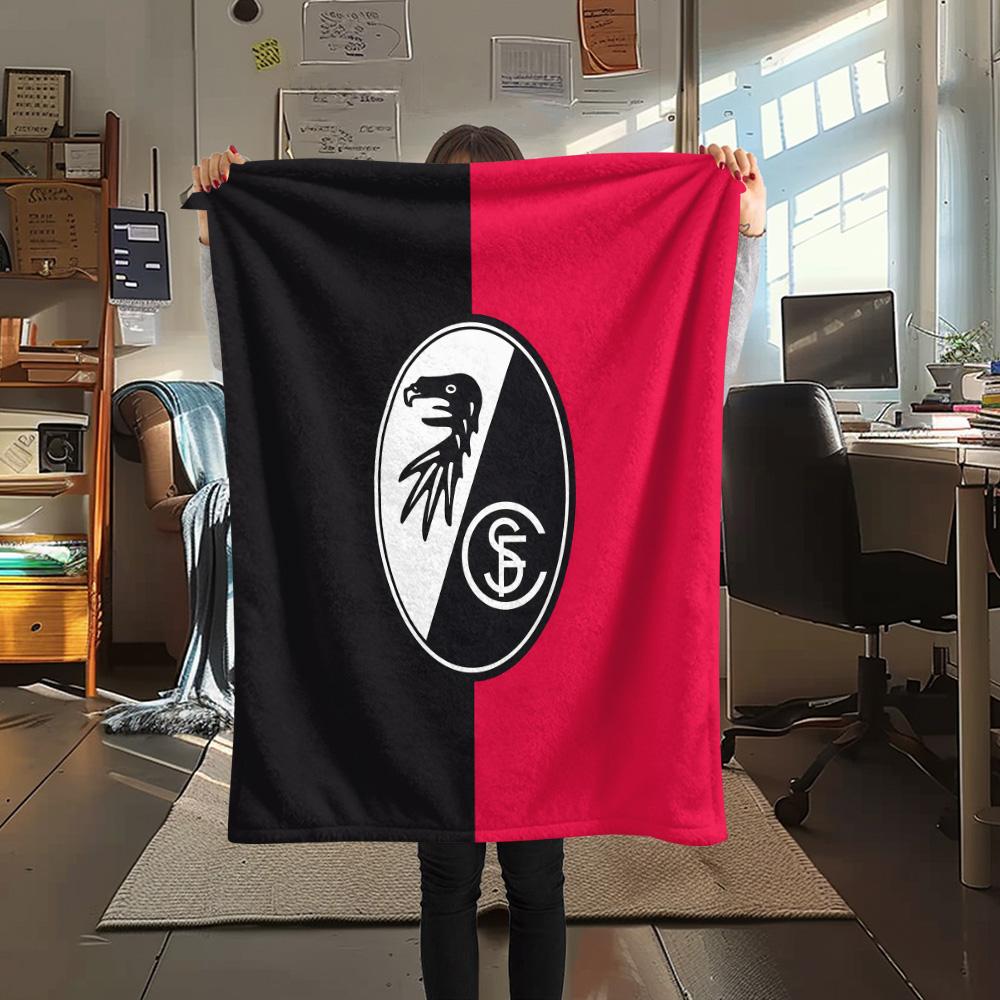SC Freiburg Flannel Blanket, High Quality Comfortable for All Seasons, Home Decor, Warmth and Comfort