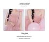 Studio-Themed Wedding Dress: New Girl Style, Pink Skin-Tone Enhancing, Colorful Yarn, Outdoor Travel Photo Dress