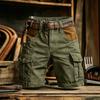 2026 Trendige Herren Mehrfarbige Lässige Outdoor Amerikanische Arbeitskleidung Kurze Hose mit Mehreren Taschen Herren Mode Shorts Hosen