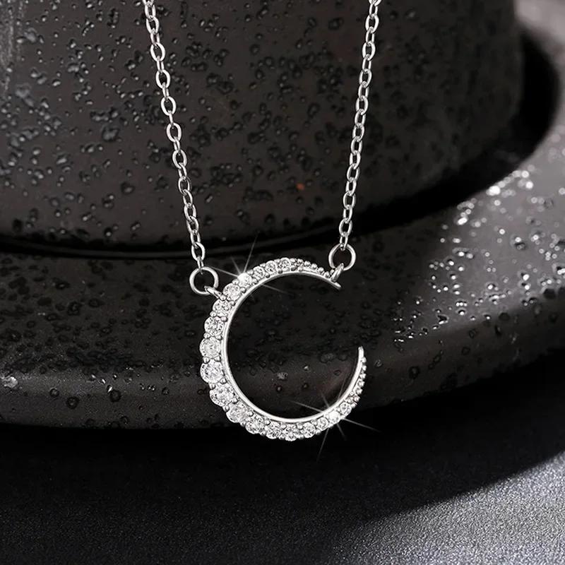 Gift Creative Style Star Shape Pendant Necklace For Women Lovely Neck Jewelry With Brilliant Cubic Zirconia Daily Collocation