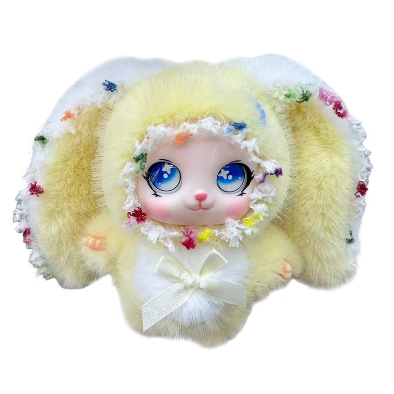 Trendy Cute Long-Eared Plush Doll Keychain