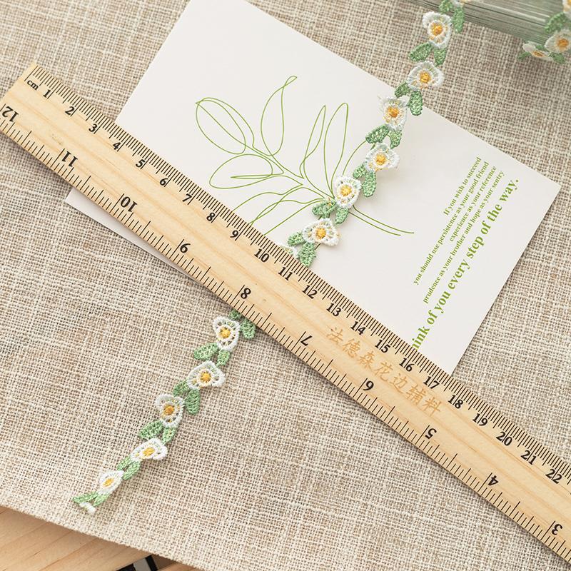 5meters/Lot Flower Ribbons Trim For Dresses Clothing Handmade Material Sewing Material Sewing Accessories Needlework Decoration
