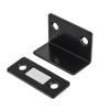 10-1PCS L-shaped Magnetic Door Closer Self-adhesive Invisible Cabinet Door Suction Wardrobe Magnetic Strip Patch Door Stopper