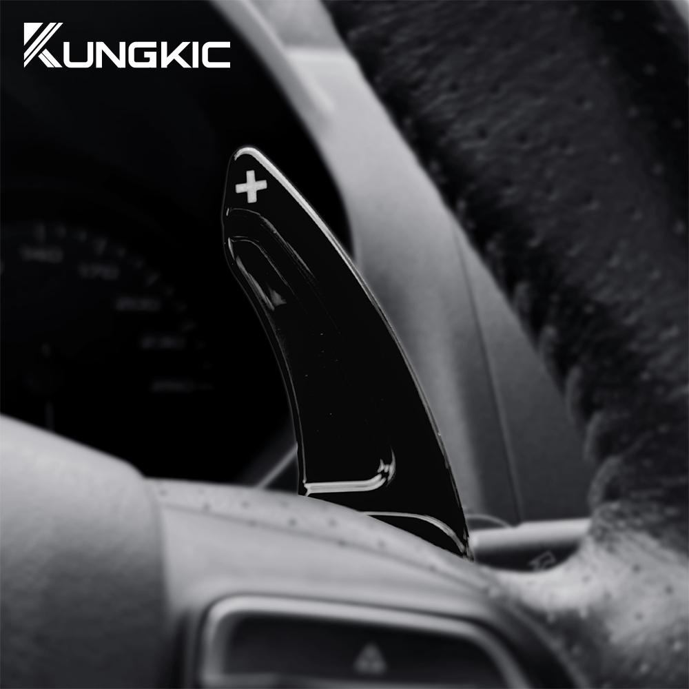 For Seat Leon 2005 2006 2007 2008 2009 2010 2011 2012 Carbon Fiber Style TOP ABS Car Steering Wheel Paddle Shifter Cover