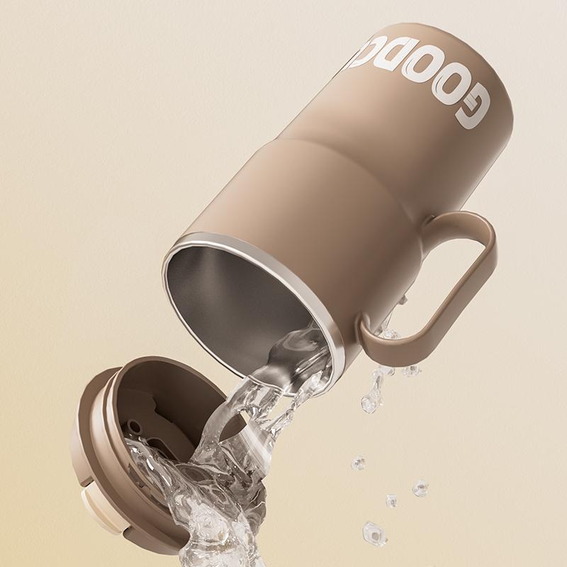 VALE A PENA COMPRAR Caneca Térmica de Aço Inoxidável 304 de Parede Dupla com Alça e Canudo Portátil de Grande Capacidade Copo Térmico para Água Copo de Café