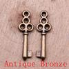 Classic Key Shaped Charms Pendant For Bracelet Necklace Jewelry Making Craft Findings