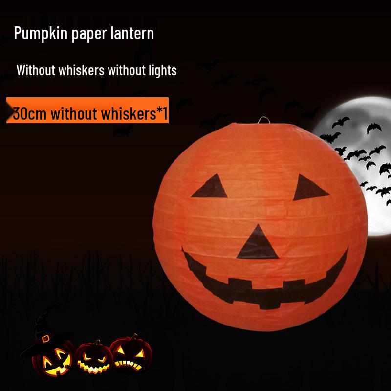 Halloween String Lights: Pumpkin Lantern Decor for Bars, Kindergartens, and More - Hanging Ornaments & Handheld Props
