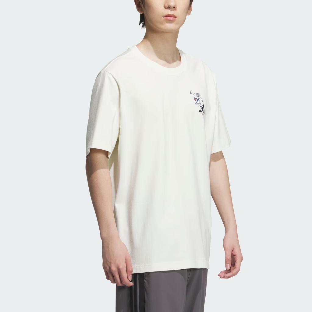 adidas SS25 Skateboard Sports Loose Fit Crew Neck Short Sleeve T-Shirt Men Tops KC2870