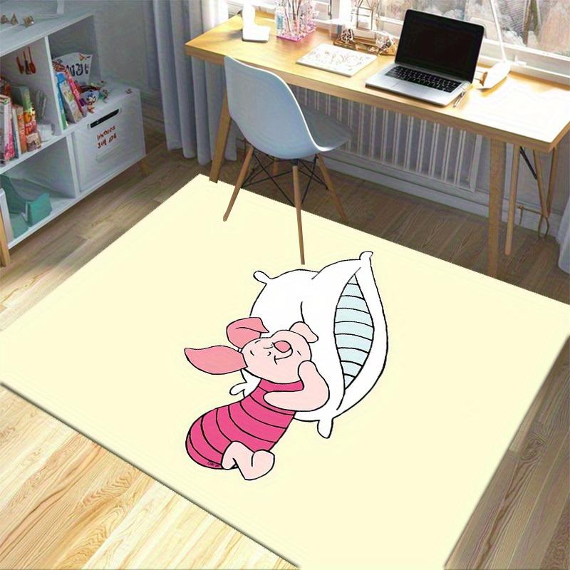 1pc, Piglet Rug - Cute Cartoon Character for Home Decor, Office Rug, Chair Cover, Outdoor Blanket, Gift IdeaP185