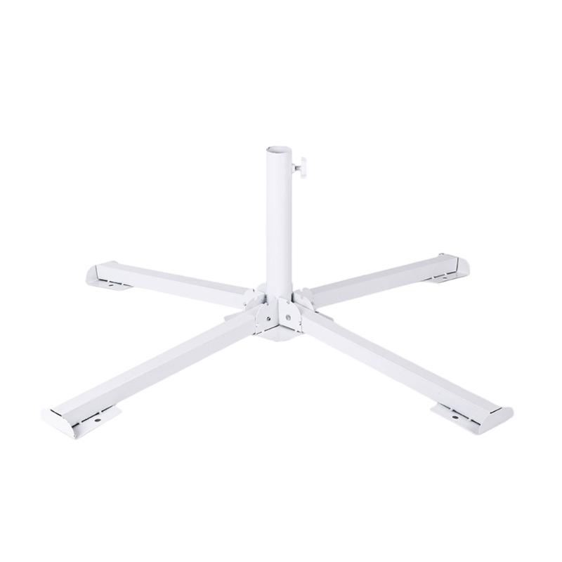 

Regulable Patios Umbrellas Durability Base With Reinforced Steel Frame For Backyard Poolside and Picnics білий