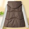 Mote Vinter Varm Vest Dame Ermeløs Parka Casual Tykk Damejakker