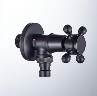 High Quality Total Brass Black Oil Brushed and Antique Washing Machine Faucet Bathroom Corner Faucet Tap Garden Outdoor Mixer