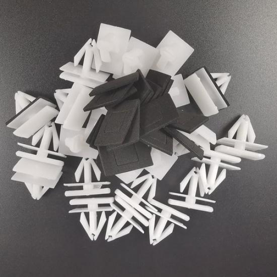 25PCS New Rocker Panel Moulding Clips Retainers For Ford W715201-S300