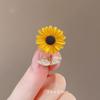 High End Sunflower Brooch For Women, Exquisite Suit Chest Flower, Temperament Coat Brooch, Elegant And Versatile Clothing Accessories