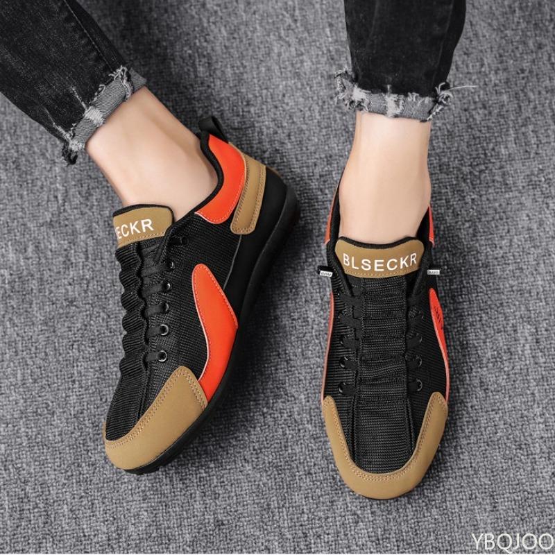 Fashion Men's Summer New Breathable Versatile Trendy Low Top Mesh Casual Running Shoes Simple Comfortable Daily Men's Shoes