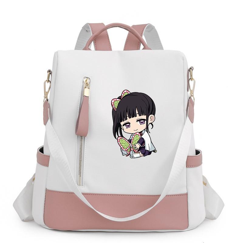 Stilvoller Oxford-Nylon-Rucksack für Damen Streetwear Reise Schultasche Mit Wasserdichten Diebstahlschutz-Merkmalen