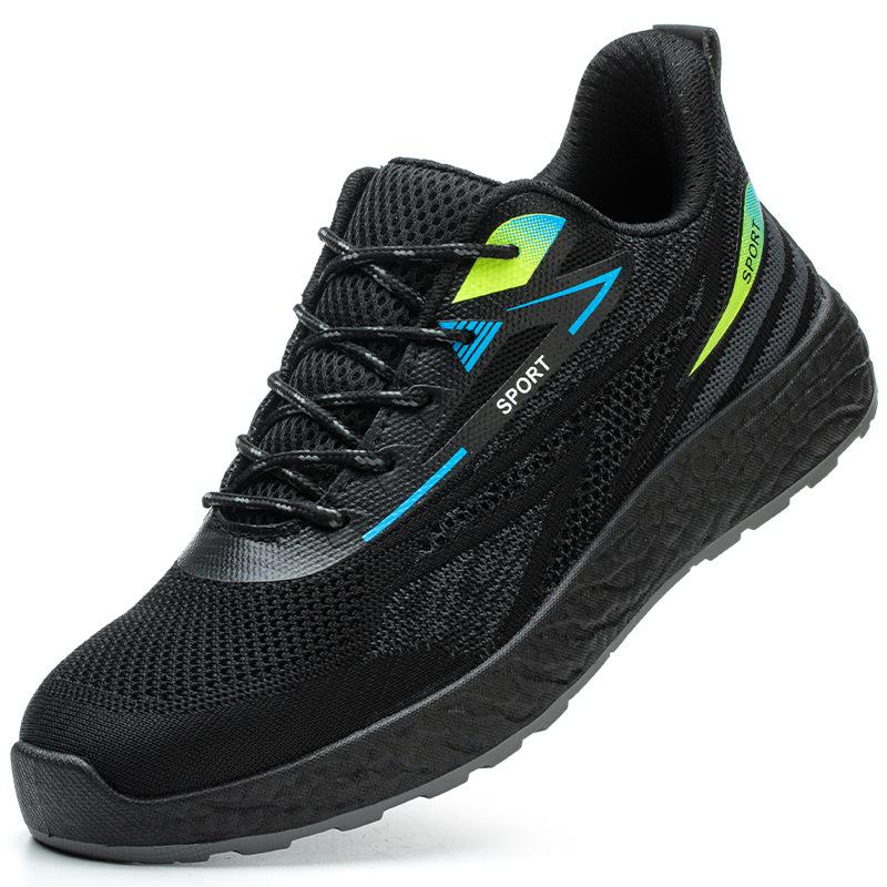 

Plastic Toe Safety Boots Industry Anti Smash Shoe Lightweight Comfortable Safety Shoes Puncture Proof Durable Sneakers For Work 37