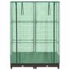Vidaxl Raised Planter With Greenhouse, Rattan Look, 80X40X123 Cm