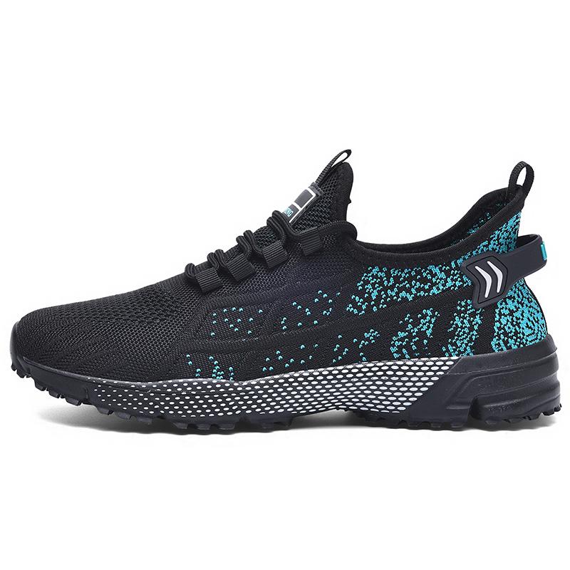 Men's casual four season outdoor breathable fashion comfortable sneakers light soft-sole speed running shoes racing sports shoes