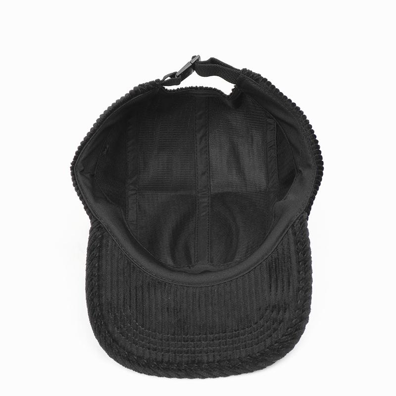 Casquette de baseball en velours côtelé à la mode pour femmes, Taille ajustable, Légère et respirante, Parfaite pour les activités de plein air, Bohème, Couleur unie