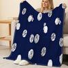 Plush Flannel Blanket – Soft, No Shedding, Cozy Single Use for Bedroom & Home Nap, Great for Christmas & Halloween