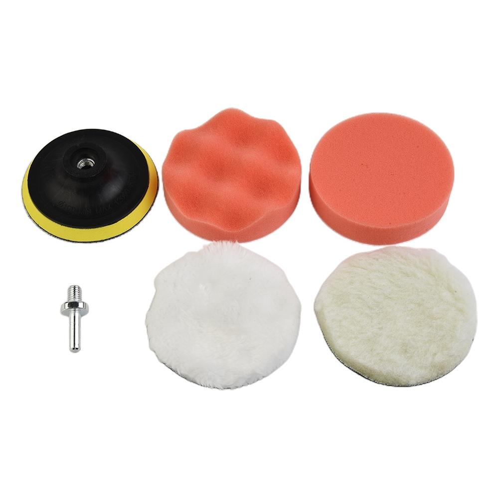 Bonnet Polishing wheel Buffing Pad Car Cleaning Plates Kit Rotary
