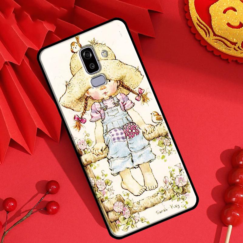 Sarah Kay pattern Case For Samsung J7 J5 J3 J1 2016 A3 A5 2017 J6 J4 Plus A6 A7 A8 A9 J8 2018 Cover Shell