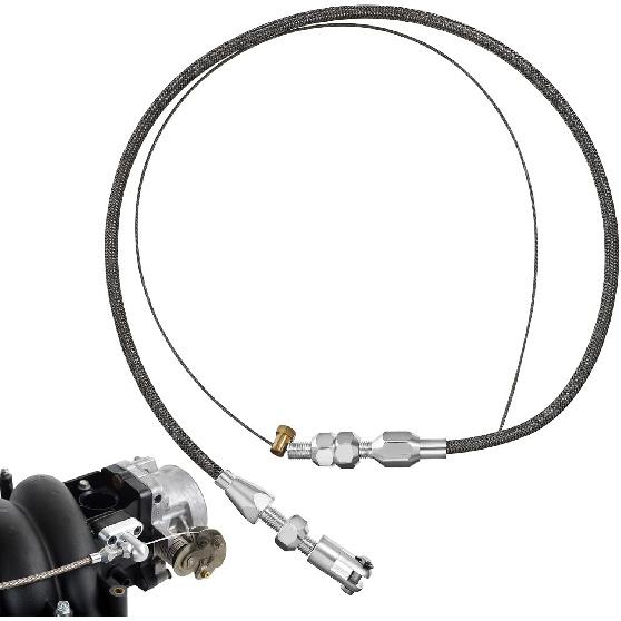 

Универсальный комплект троса газа 24 для автомобилей | Прочный алюминиевый плетеный трос акселератора | Легкая установка | Плавный отклик дроссельной заслонки | Предотвращает