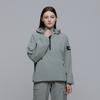 Nationalgeographic N242Uft940 Adeli Lightweight Woven Stretch Long Sleeve Anorak Lichen Khaki