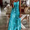 Heißer Sommer AmazoneBayNeue Damenbekleidung Sexy Tief ausgeschnittenes Bedrucktes Blumen-Trägerkleid
