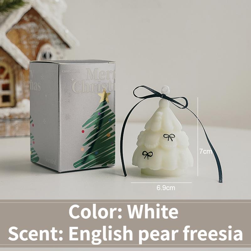 

Ароматизированная свеча Zackoo 3D Christmas Tree, сувенир, подарок, свечи из воска ручной работы, украшение для вечеринки, домашнего стола, веселого Рождества