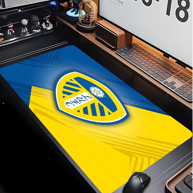 Leeds United Football Pattern Mouse Pad Non?Slip Rubber Base Gaming Mousepad For Desk Office Home