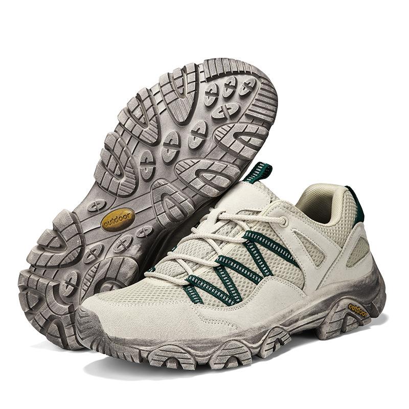 Men's Outdoor Hiking Lightweight Shoes Breathable Mesh Non-slip Sole Durable Trail Sneakers Women